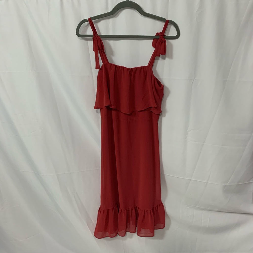 Express ruffle top dress